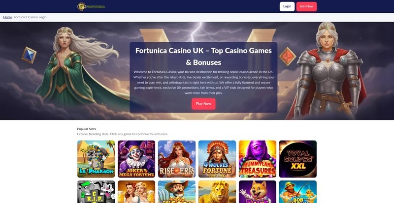 Explore the Exciting World of Fortunica Casino Online in the UK in United Kingdom